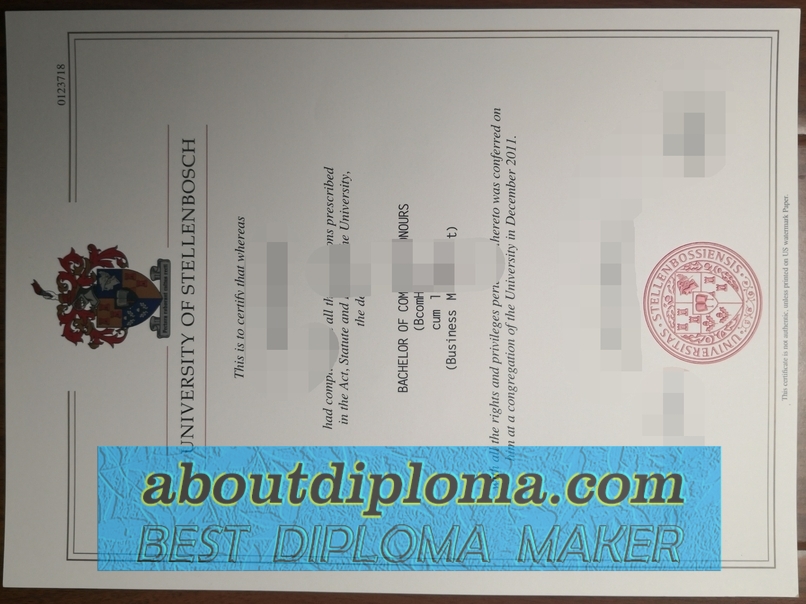 Is It Possible to Buy a Fake Stellenbosch Business School Degree? - 专业证书