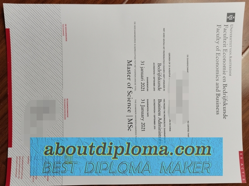 Purchase a Phony University of Amsterdam Degree: Is It Worth the Risk? - 专业证书