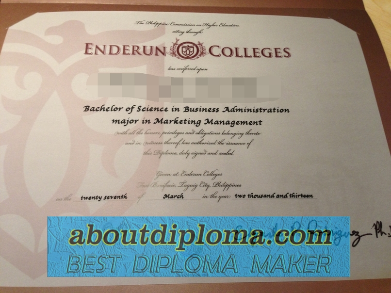 The Steps to Buy a Fake Enderun Colleges Diploma - 专业证书