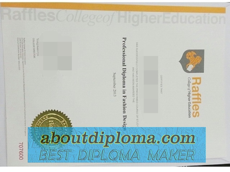 Copy Fake Raffles Institution Diploma: How to Authenticate Your Credentials - 专业证书