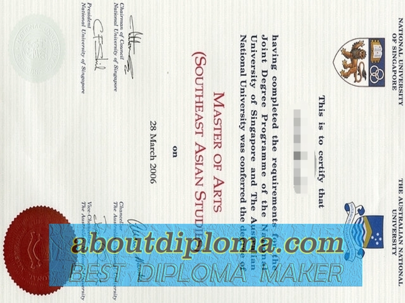 How to Buy Fake National University of Singapore and Australian National University Diplomas: A Step-by-Step Guide - 专业证书制造