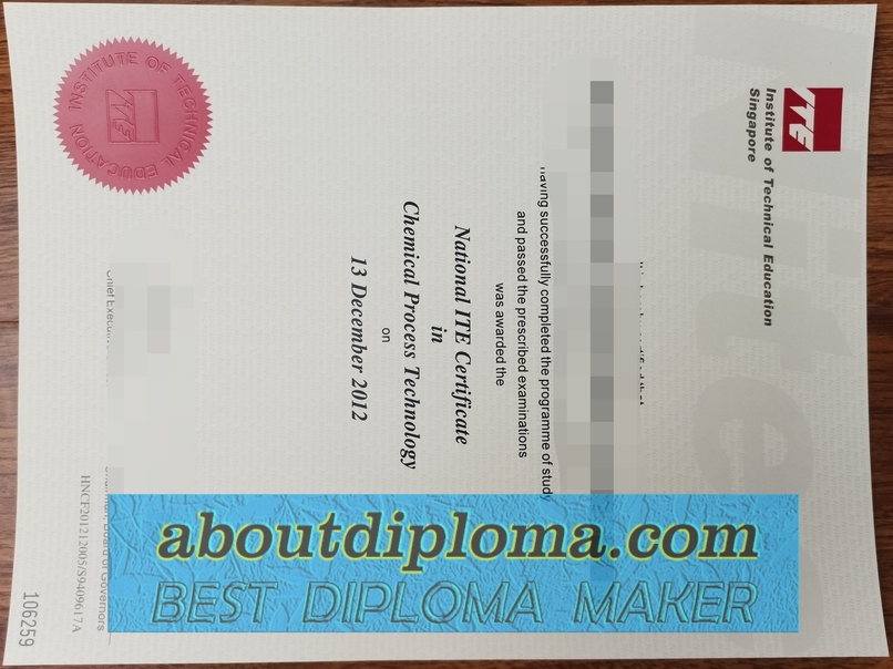 How to Make a Fake ITE (Institute of Technical Education) Degree - 专业证书