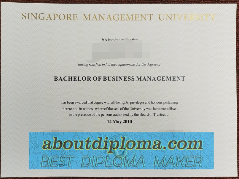 Order Singapore Management University Degree: A Comprehensive Guide - 专业证书