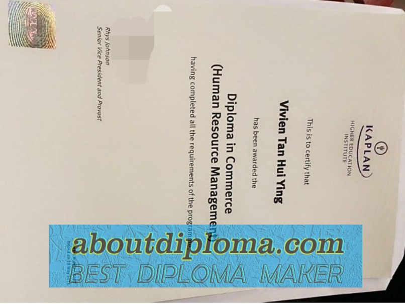 Is It Rustom Possible to Buy a Fake Kaplan Higher Education Degree Diploma? - 专业证书