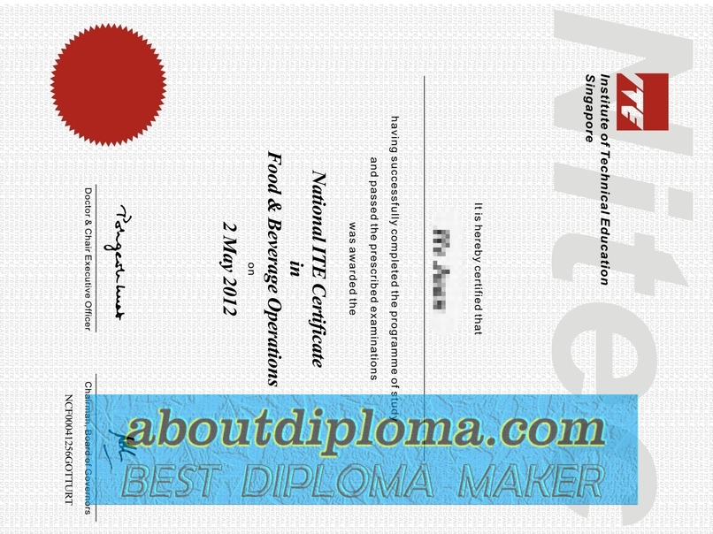 Where to Purchase a Fake ITE Singapore Diploma: A Comprehensive Guide - 专业证书