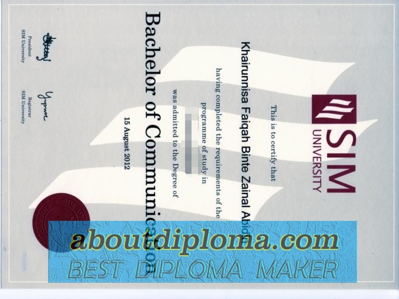 Where to Purchase Fake SIM University Diploma: A Guide for Students - 专业证书